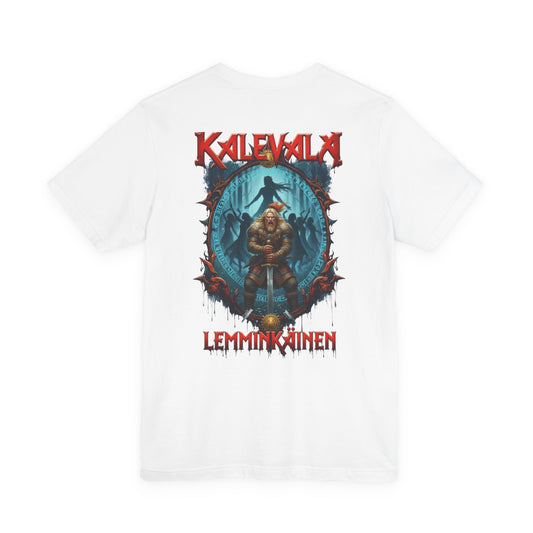 lemminkäinen ja saaren neidot Teepaita — Retro Graphic T-Shirt