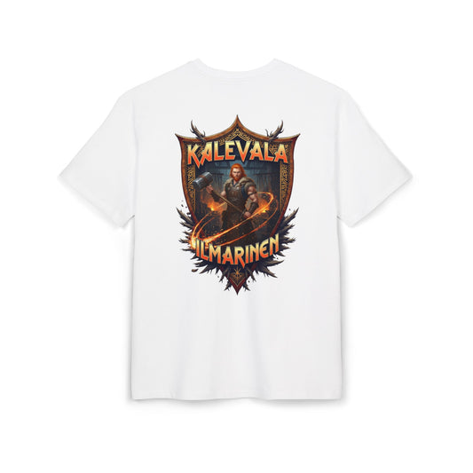 Kalevalan Ilmarinen seppä kalevalan rock-henkinen paita - Oversize T-paita