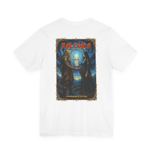 Lemminkäinen ja Kyllikki – Teepaita — Retro Graphic T-Shirt