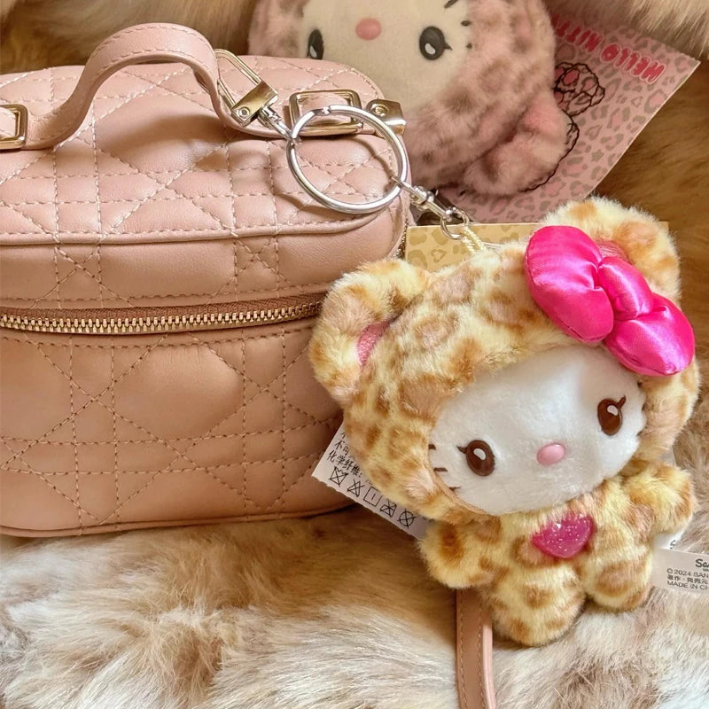 Ronski Ja Söpö Kawaii Leopardikisu – Pehmolelu Laukkuun Tai Lahjaksi