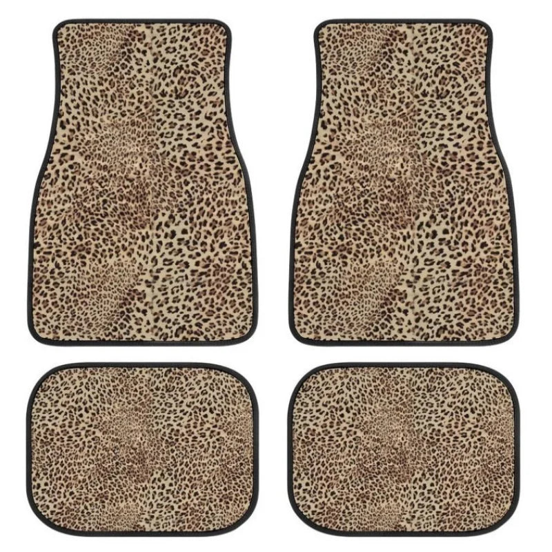 Leopardikuvioiset Auton Lattiamatot