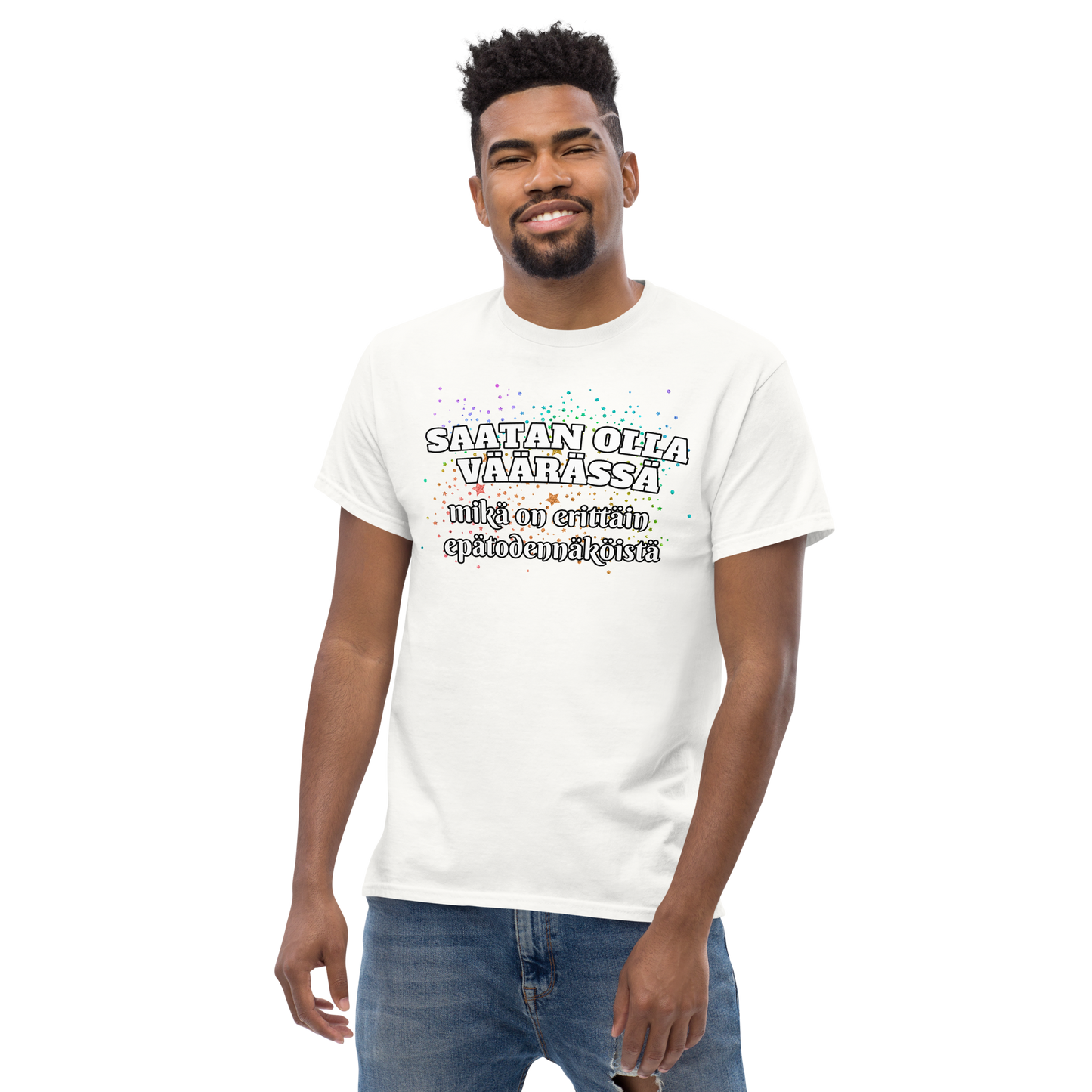 Men's classic tee - saatan olla väärässä