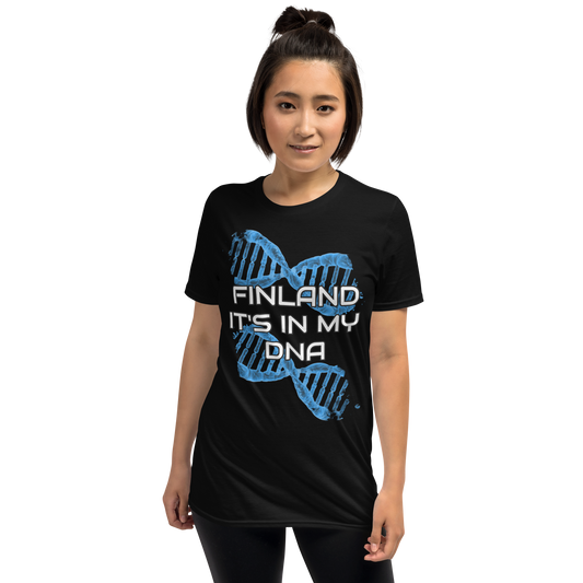 Lyhythihainen unisex T-paita - suomi dna