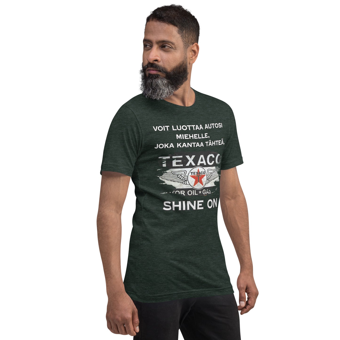Unisex t-paita - Shine on tex + lisää teksti