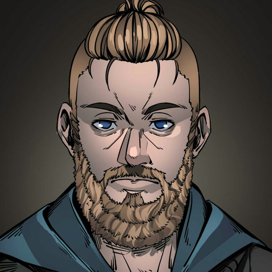 a person with a beard