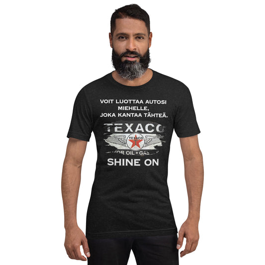 Unisex t-paita - Shine on tex  + lisää teksti