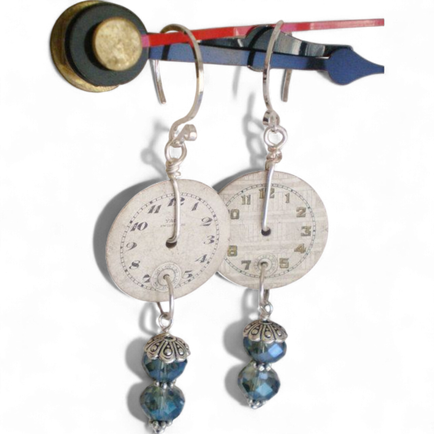 1 kpl - Rannekello korvakorut vintage steampunk - yksittäin eli ei parii