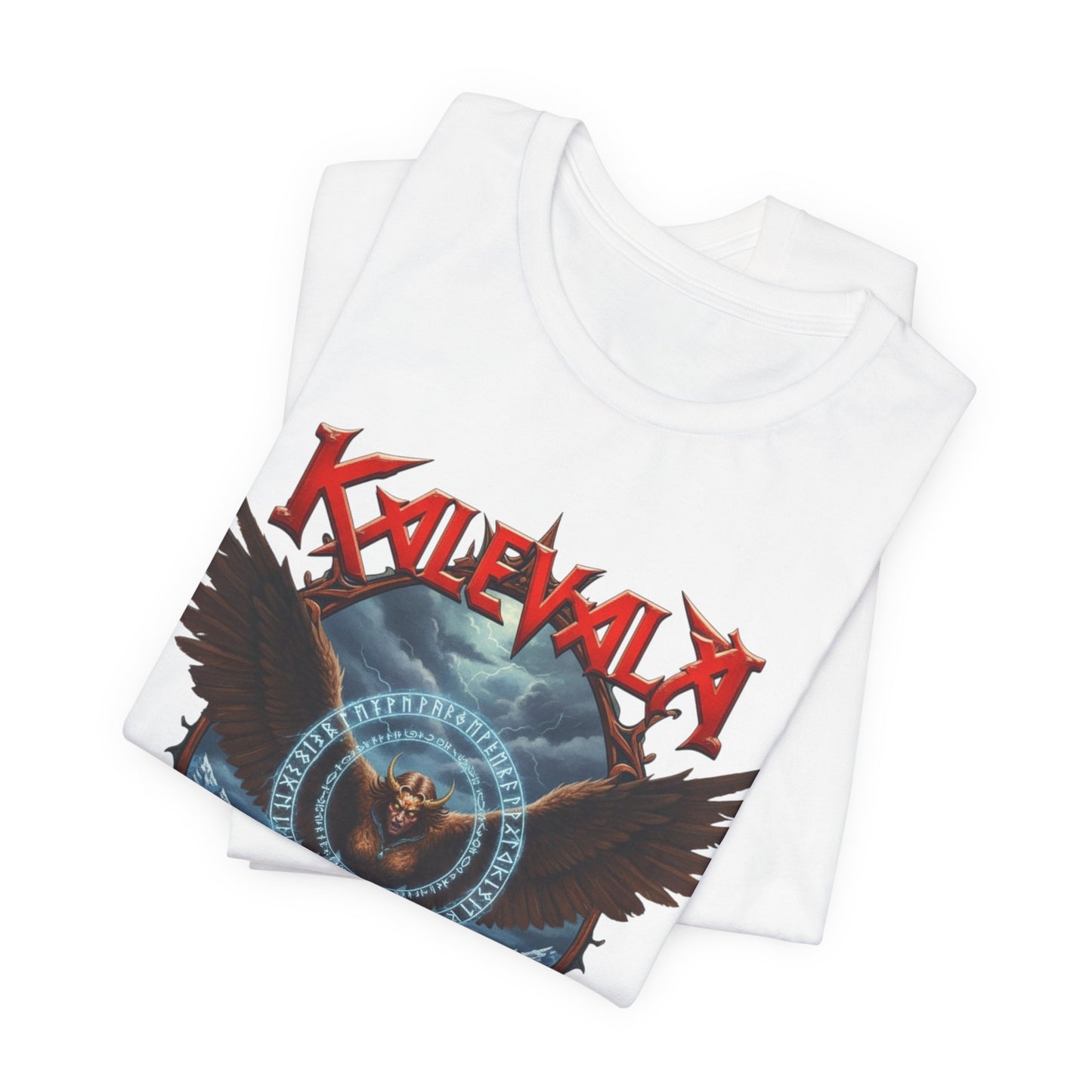 Pohjolan emäntä muuttuu kotkaksi Teepaita — Retro Graphic T-Shirt