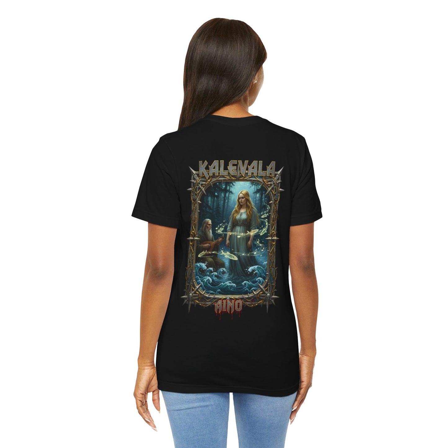Aino Vellamon neitona Teepaita — Retro Graphic T-Shirt