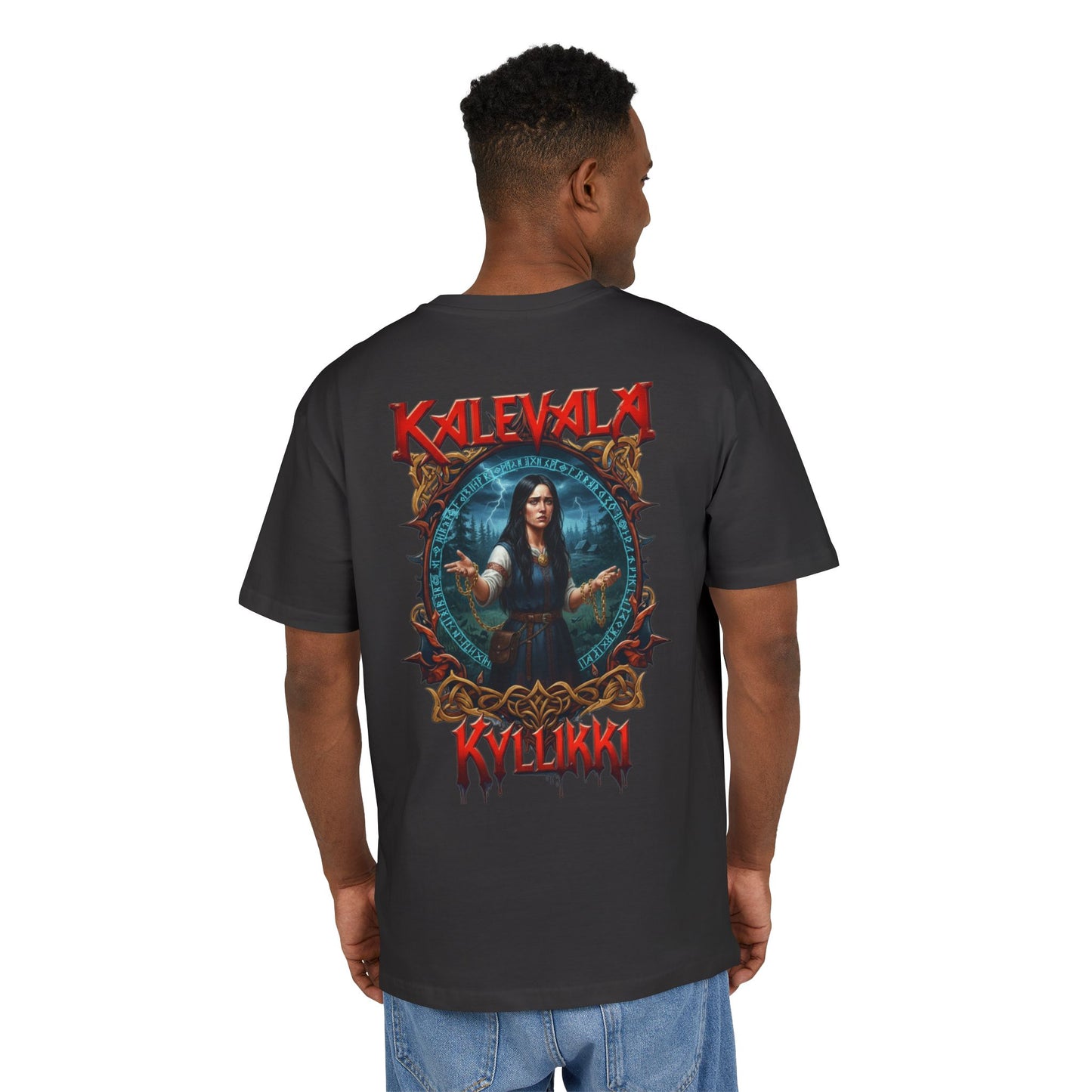 Kalevalan Kyllikki rock-henkinen paita -  Oversize  T-paita