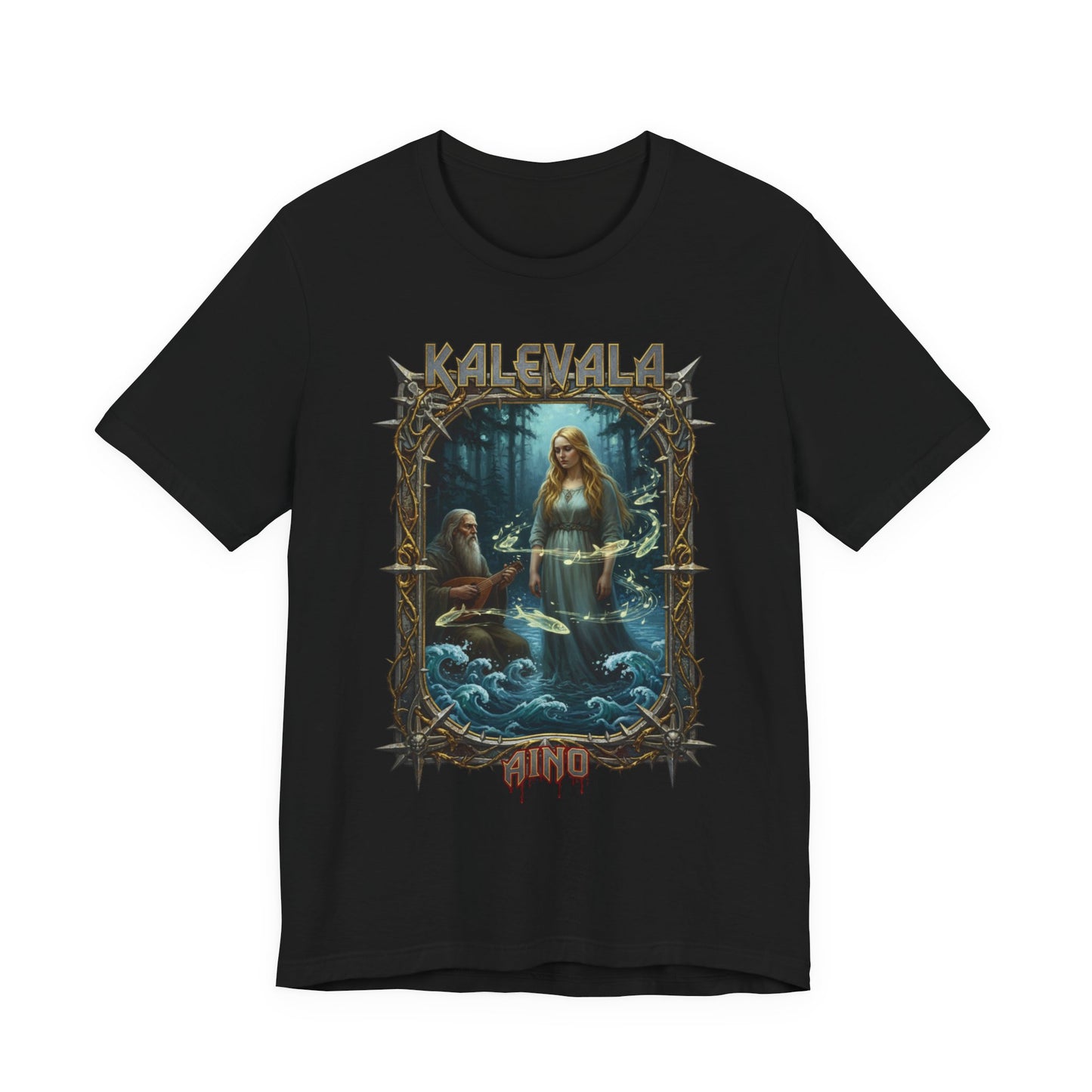 Aino Vellamon neitona Teepaita — Retro Graphic T-Shirt