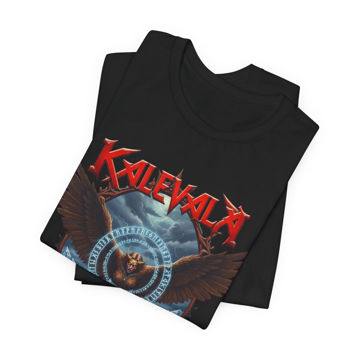 Pohjolan emäntä muuttuu kotkaksi Teepaita — Retro Graphic T-Shirt