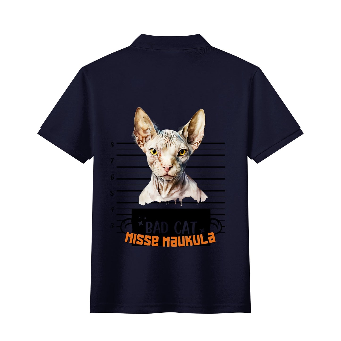 Unisex Adult Half printed Cotton Polo Shirt