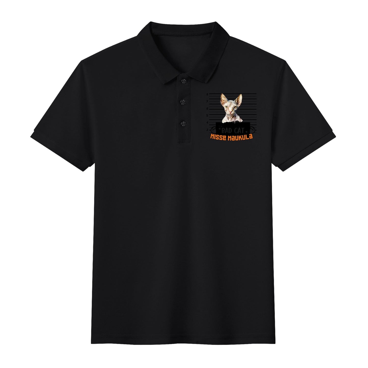 Unisex Adult Half printed Cotton Polo Shirt