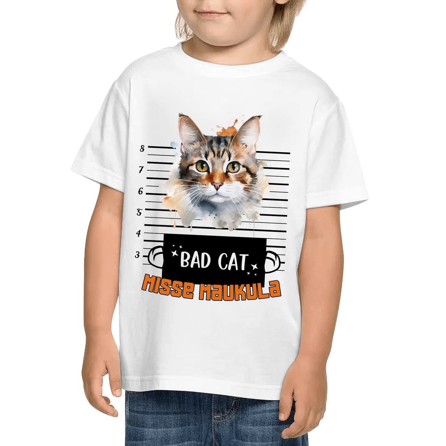 Kids Cotton Front & Back Printing T-Shirt