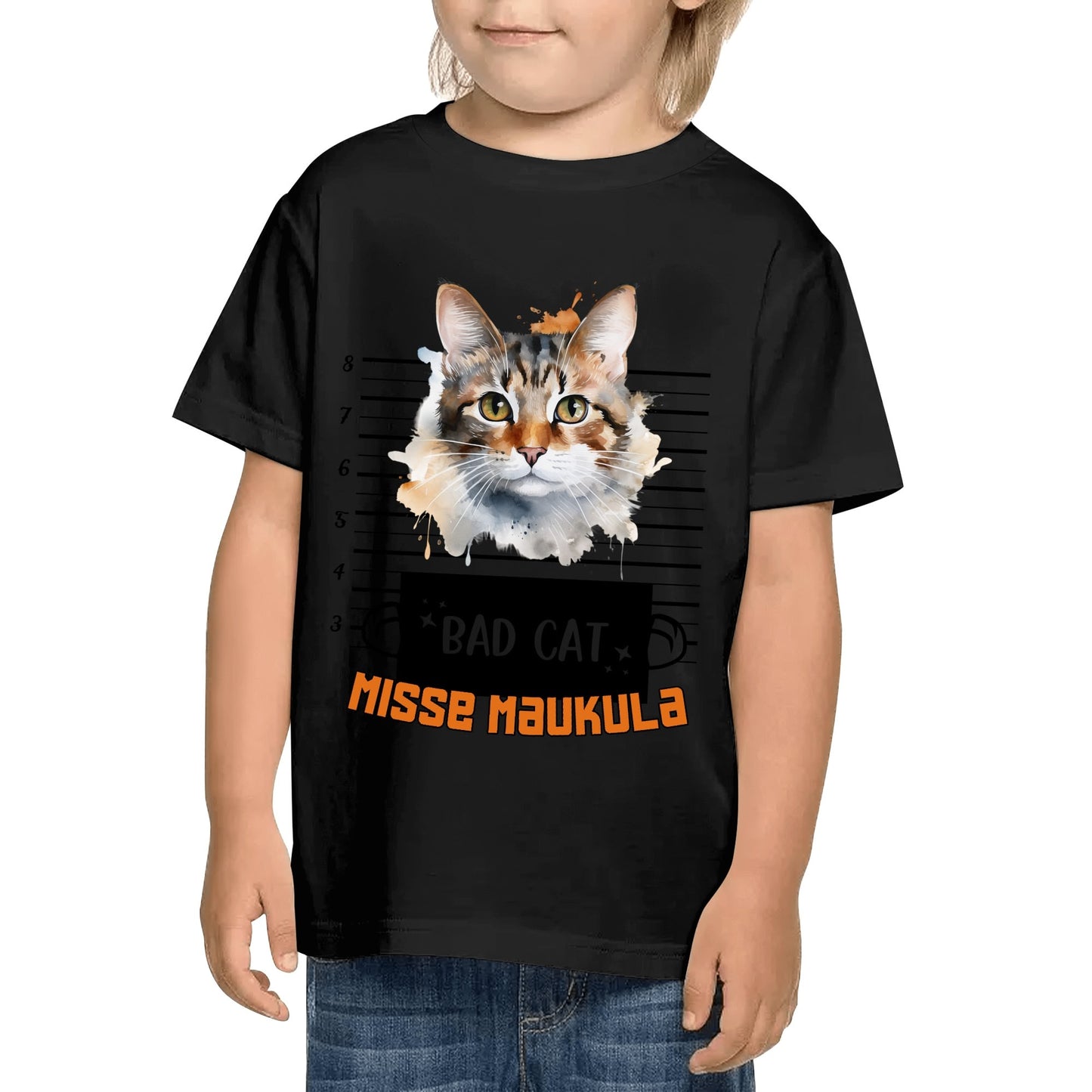 Kids Cotton Front & Back Printing T-Shirt