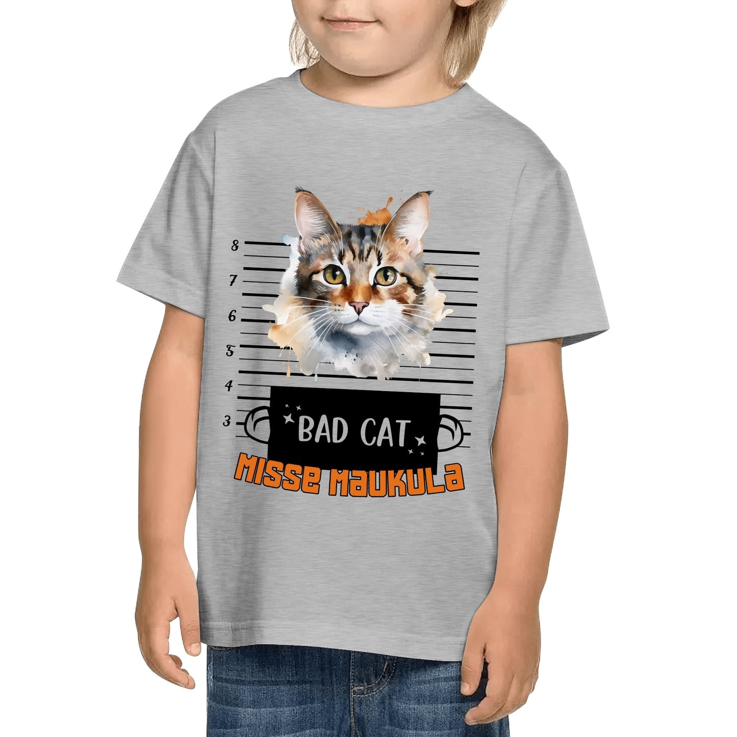 Kids Cotton Front & Back Printing T-Shirt