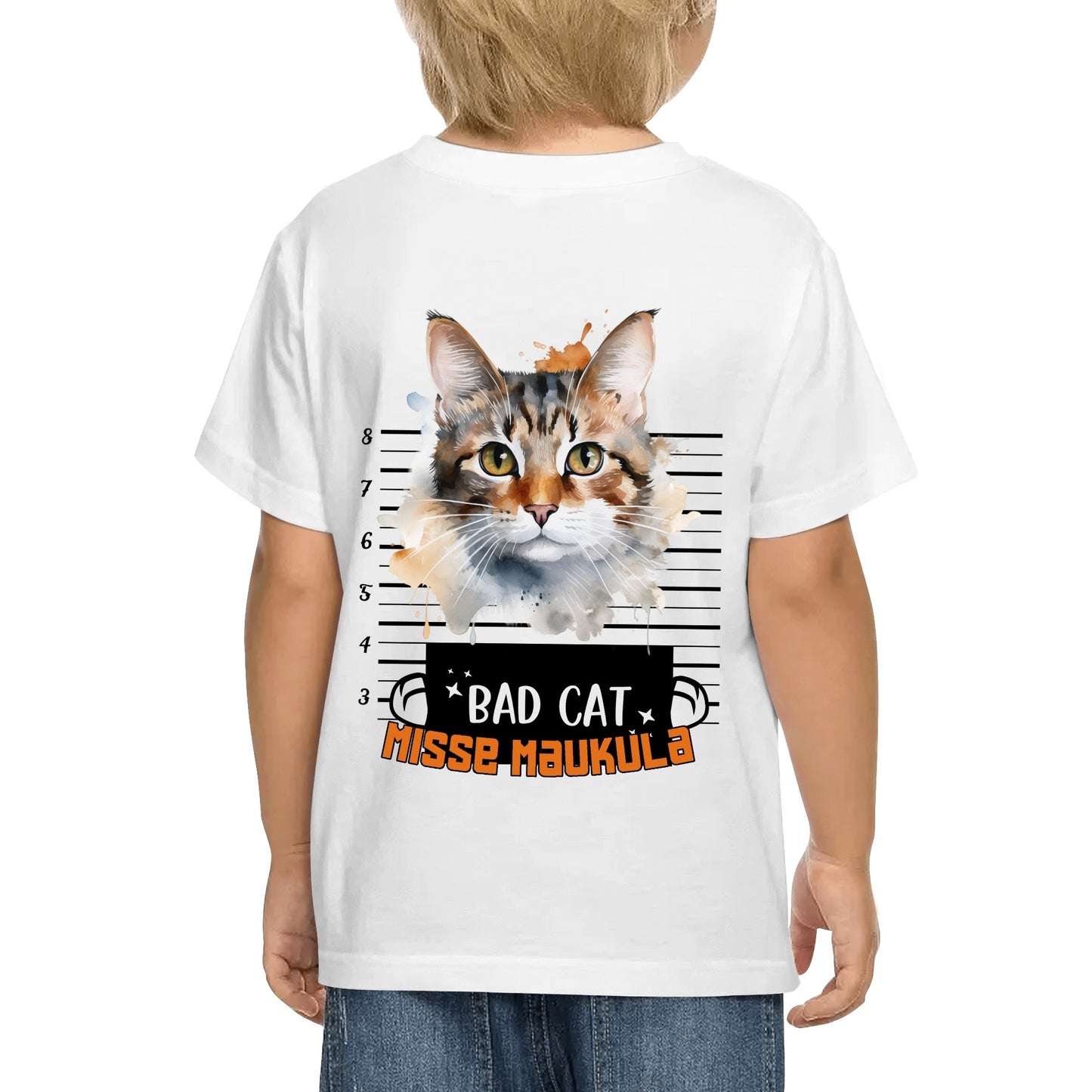 Kids Cotton Front & Back Printing T-Shirt