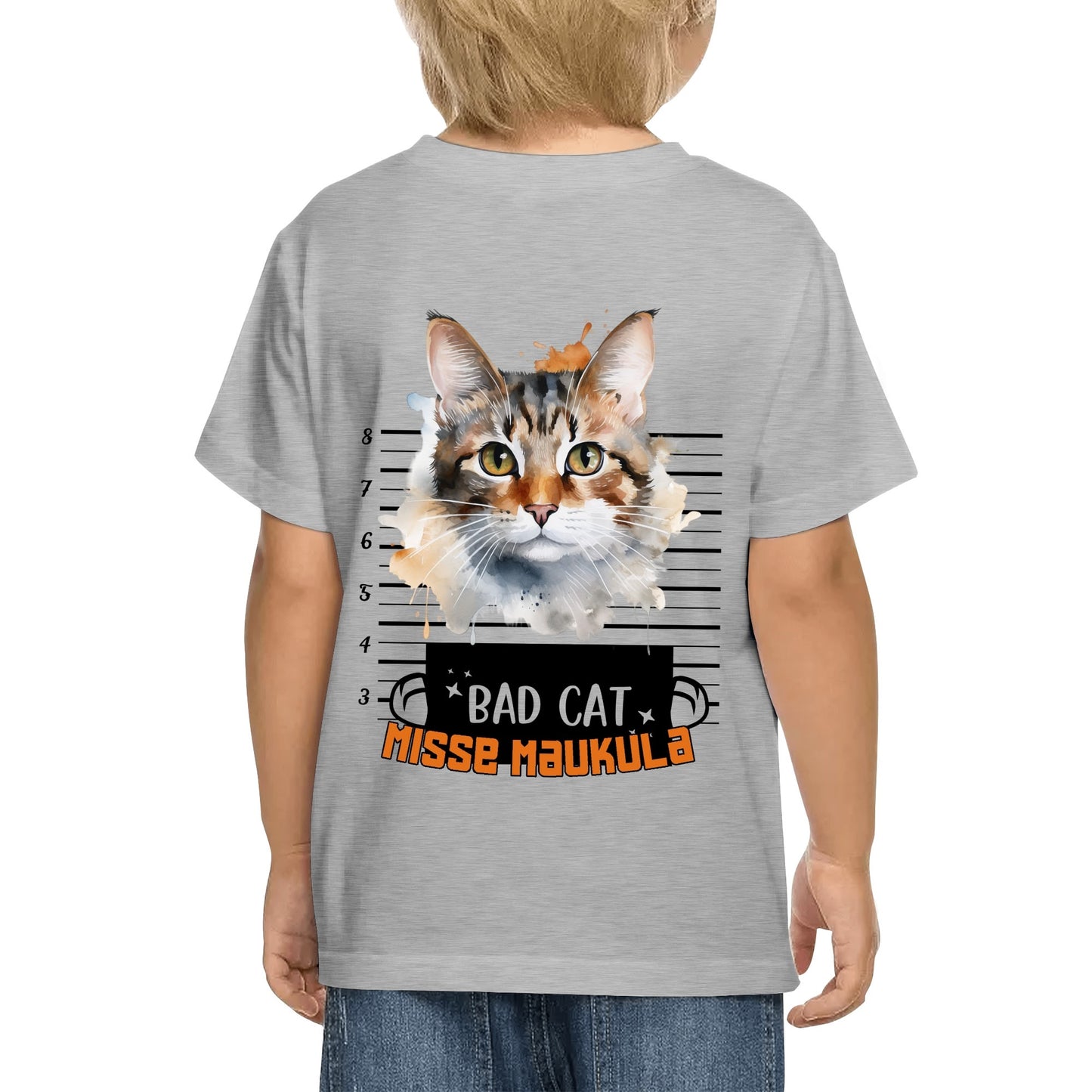 Kids Cotton Front & Back Printing T-Shirt