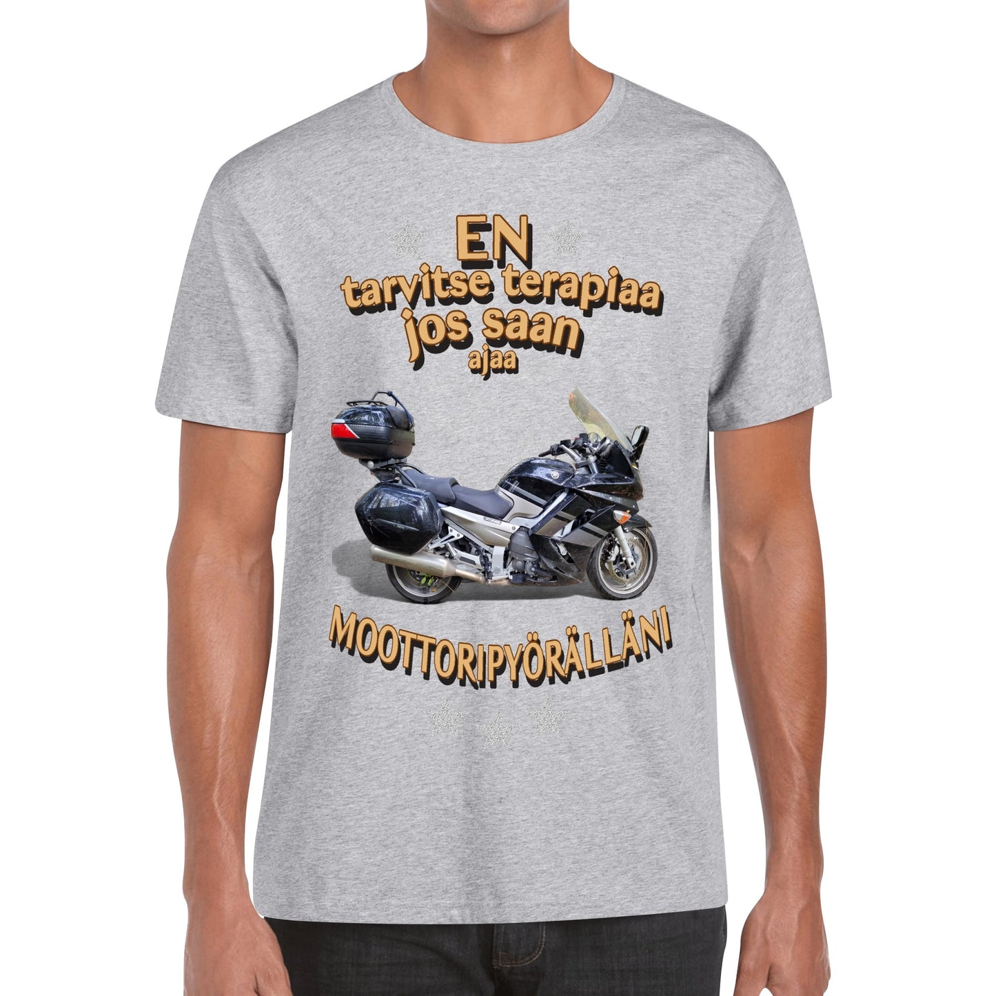 Mens Cotton Front & Back Printing T-Shirt