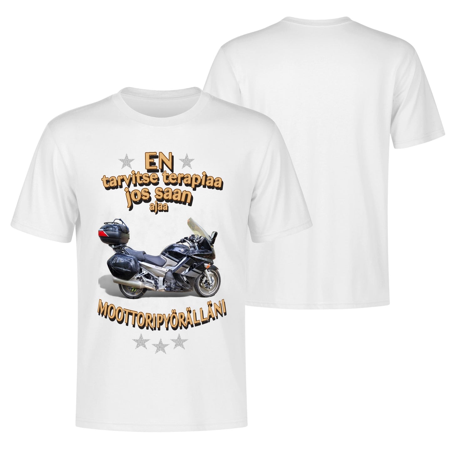 Mens Cotton Front & Back Printing T-Shirt