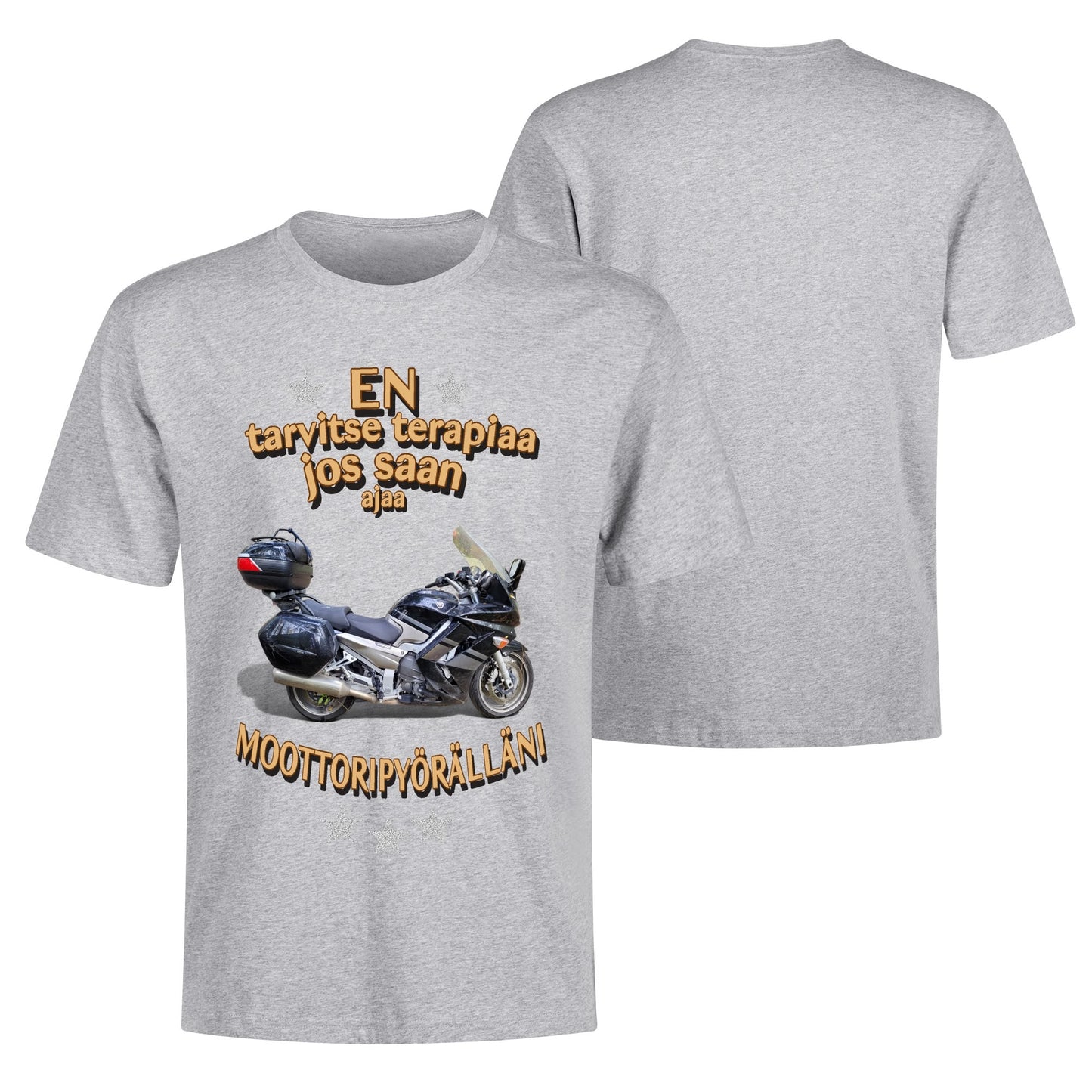 Mens Cotton Front & Back Printing T-Shirt