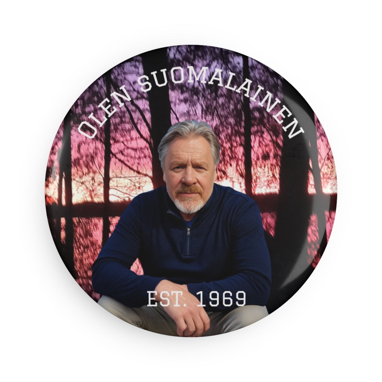 Vahva helllive  Peili Omalla Kuvalla – Pyöreä Perskuta!