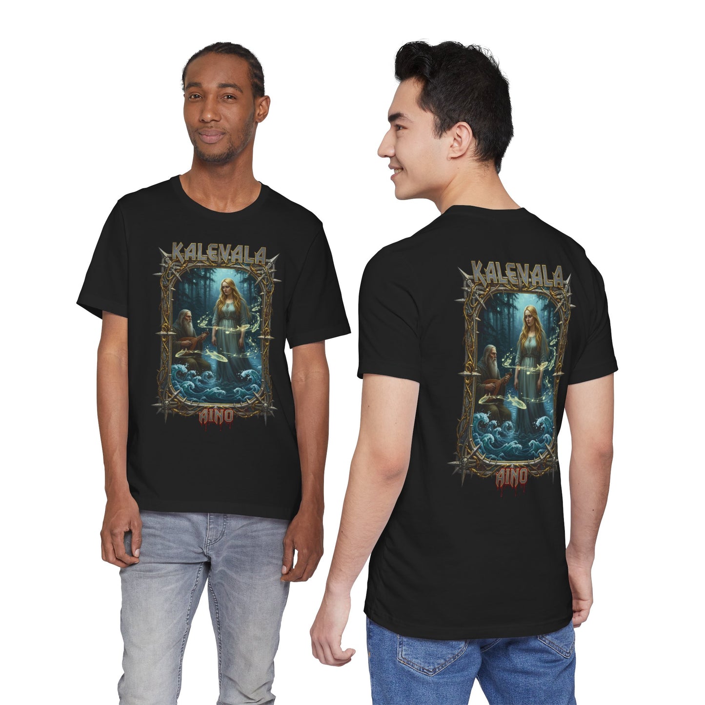 Aino Vellamon neitona Teepaita — Retro Graphic T-Shirt