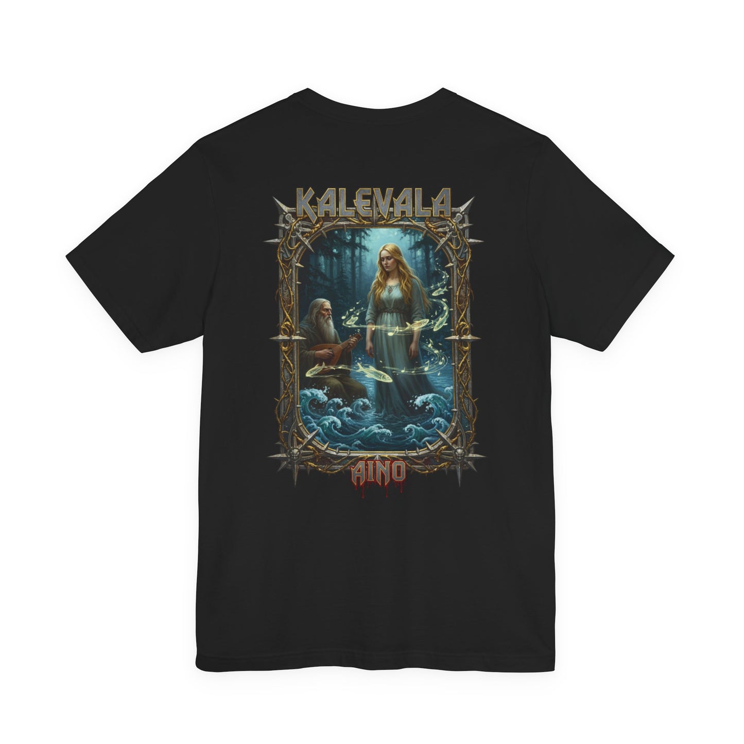 Aino Vellamon neitona Teepaita — Retro Graphic T-Shirt