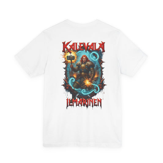 Ilmarinen seppä kalevalan raudankova tekijä –  Teepaita — Retro Graphic T-Shirt
