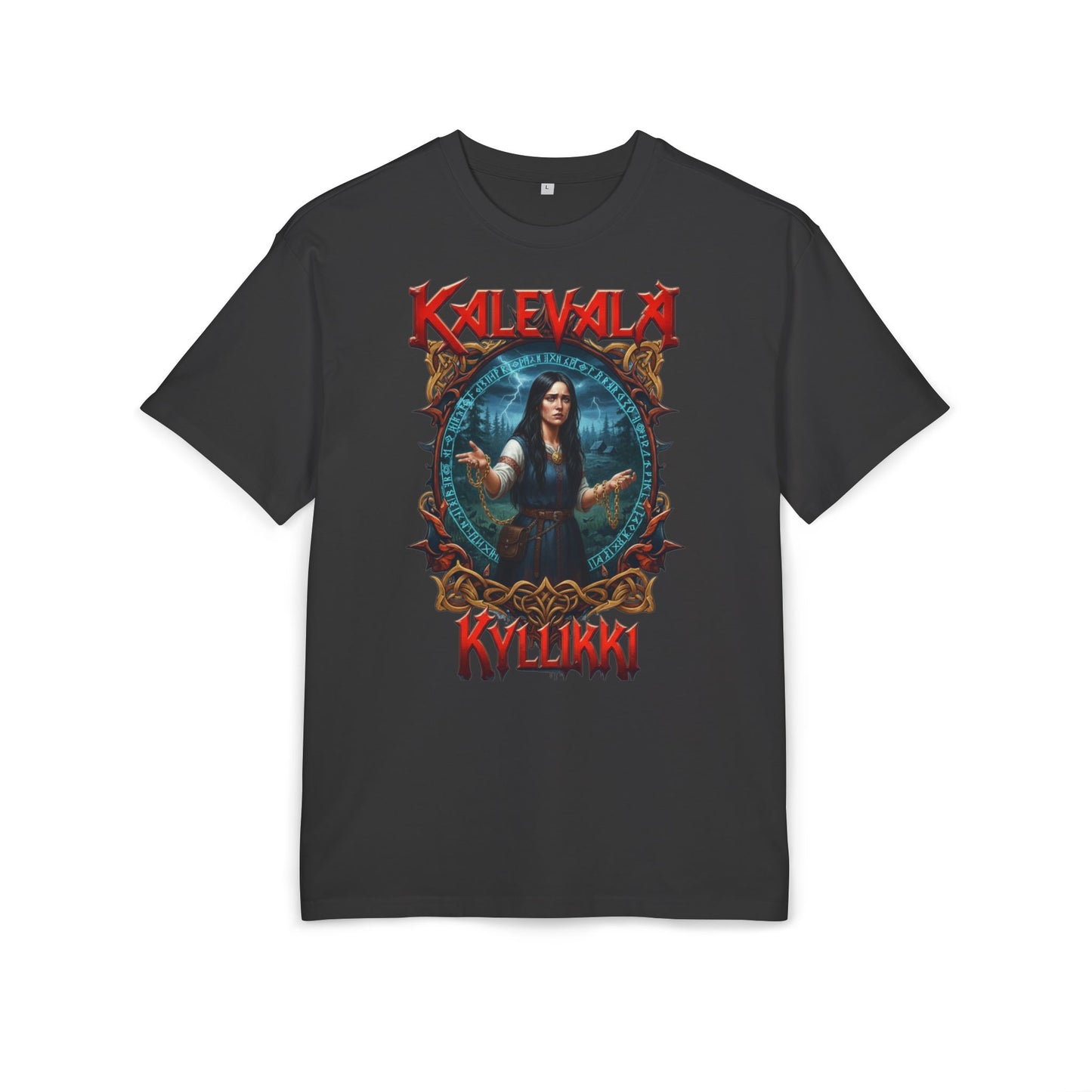 Kalevalan Kyllikki rock-henkinen paita -  Oversize  T-paita