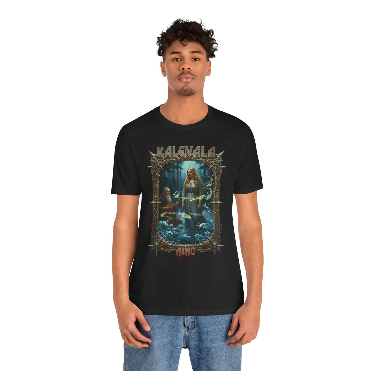 Aino Vellamon neitona Teepaita — Retro Graphic T-Shirt