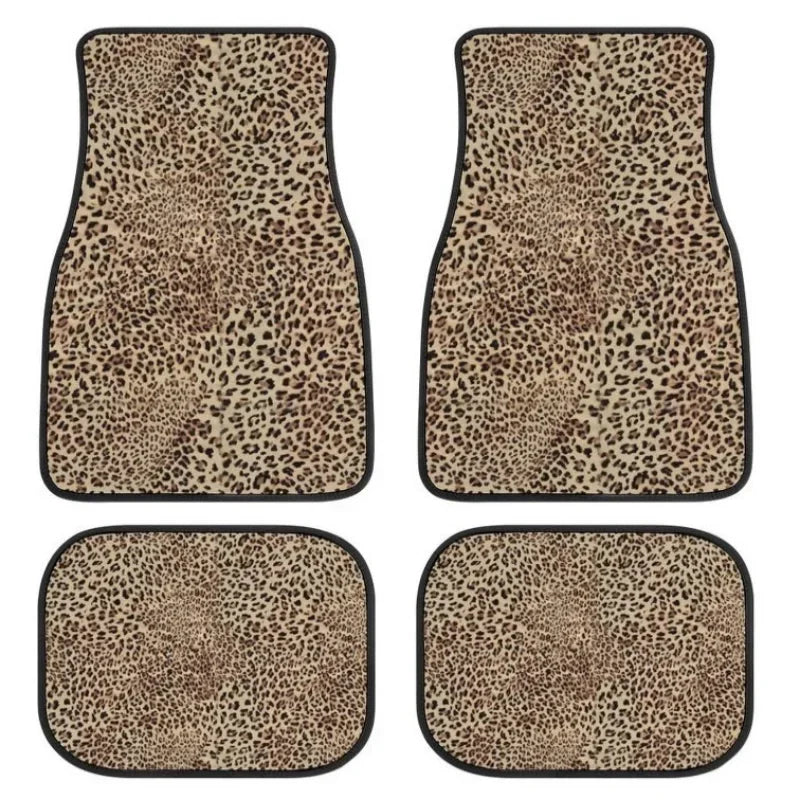 Leopardikuvioiset Auton Lattiamatot