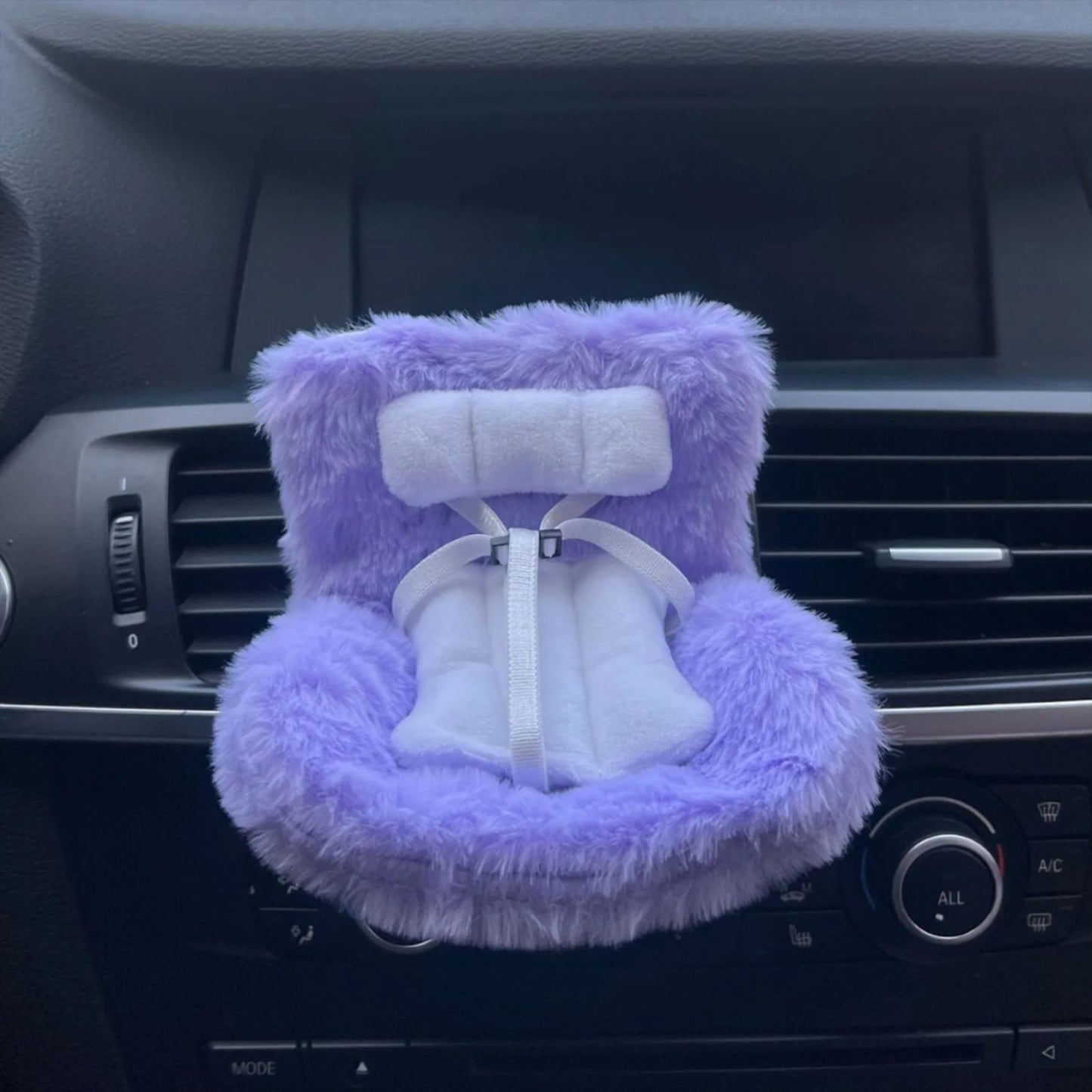 PlushQueen: Labubu Plush Doll Safety Seat