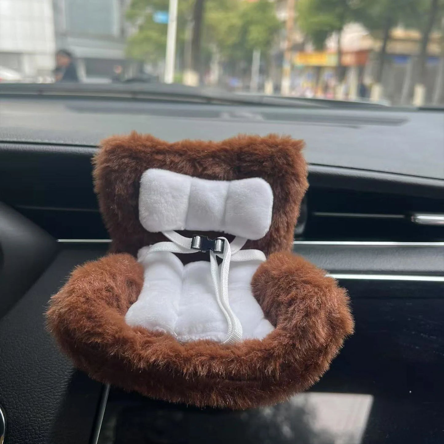 PlushQueen: Labubu Plush Doll Safety Seat