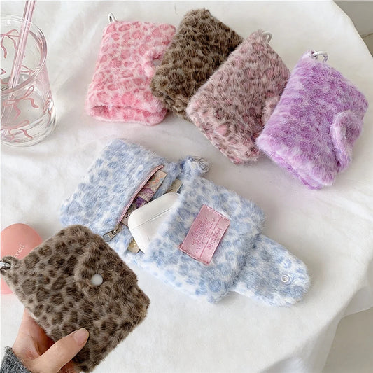 PlushQueen: Söpö Mini Leopardi-Plush Laukku
