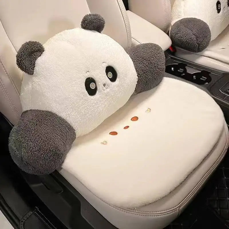 PLUSHQUEEN söpöilyä ilman leopardia AUTON PENKINSUOJASETTI