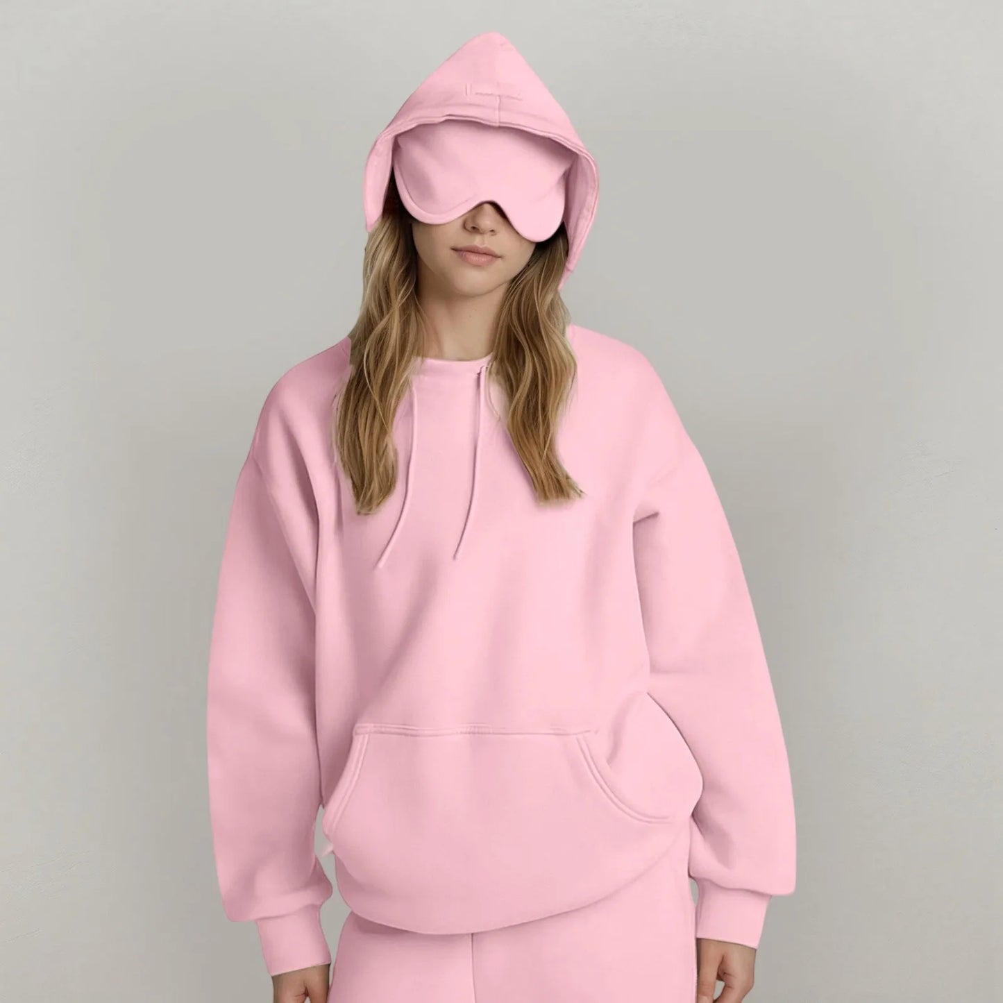 Rebel X 100 Naamattomat Naisten Plus Size Silmämaski-Huppari ja verkkarit