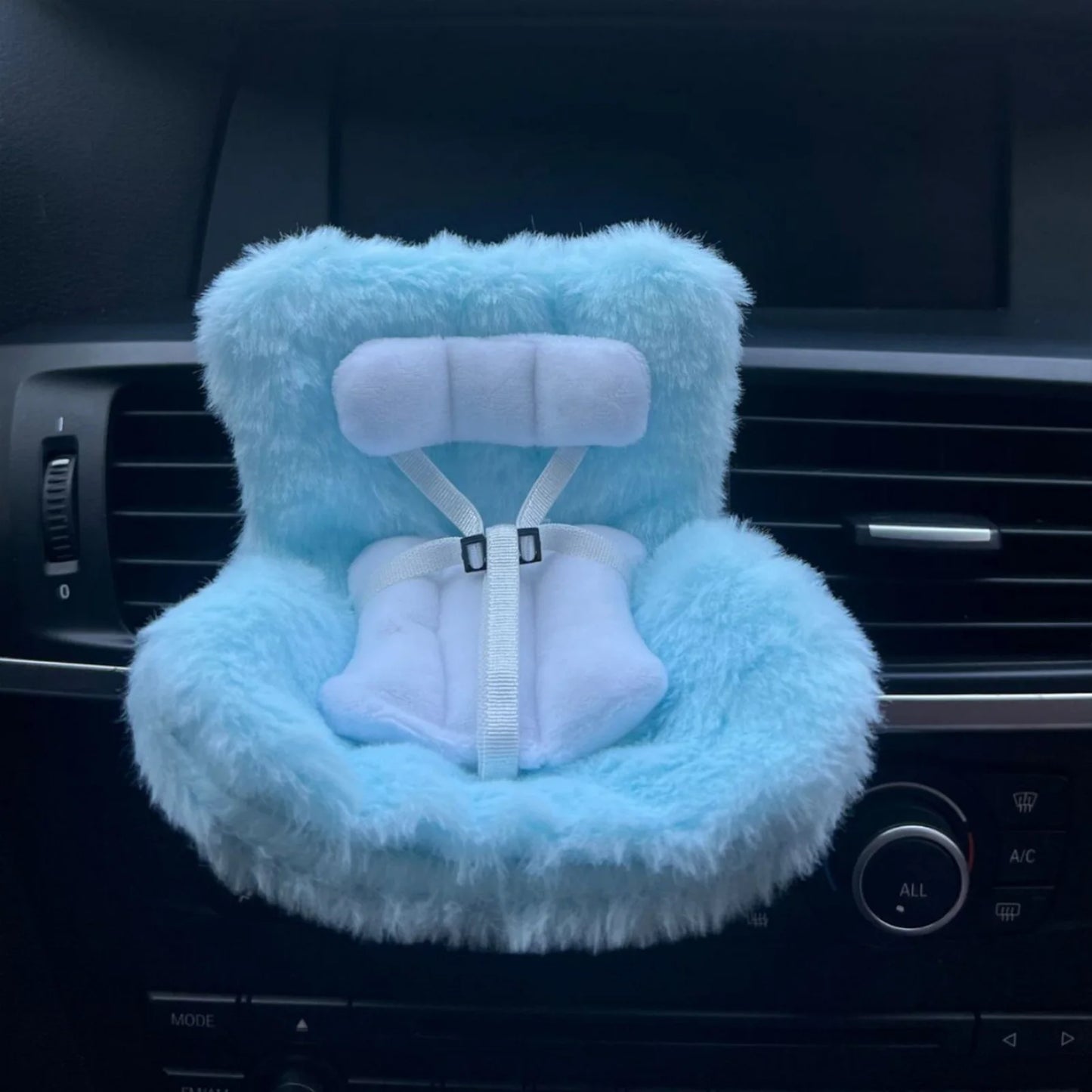 PlushQueen: Labubu Plush Doll Safety Seat
