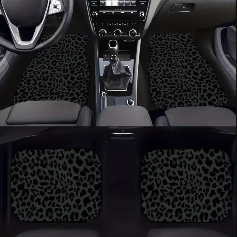Leopardikuvioiset Auton Lattiamatot