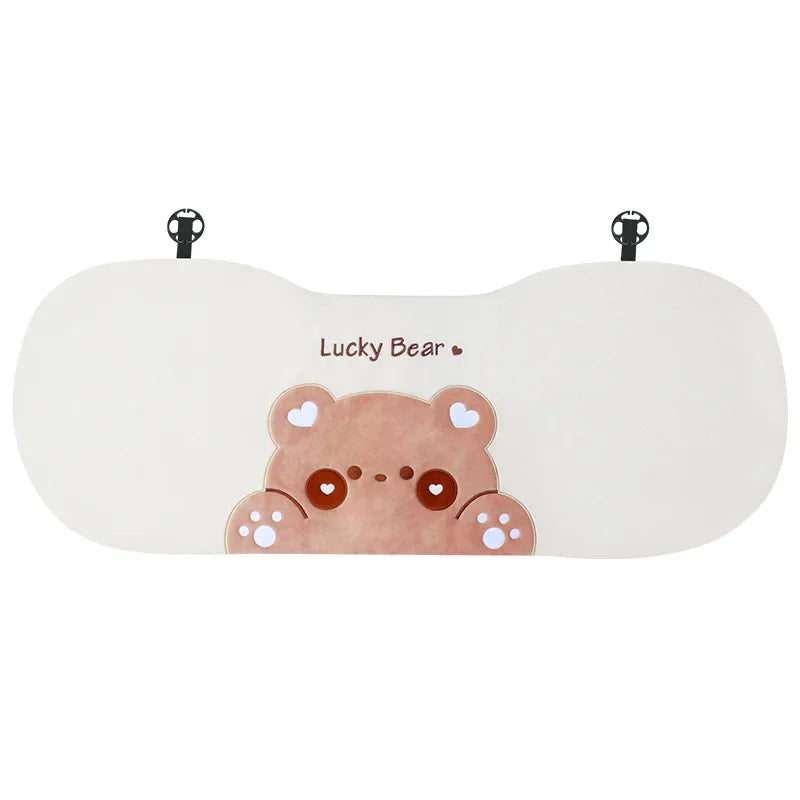 PLUSHQUEEN söpöilyä ilman leopardia AUTON PENKINSUOJASETTI