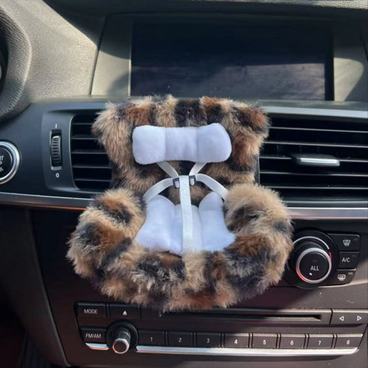 PlushQueen: Labubu Plush Doll Safety Seat
