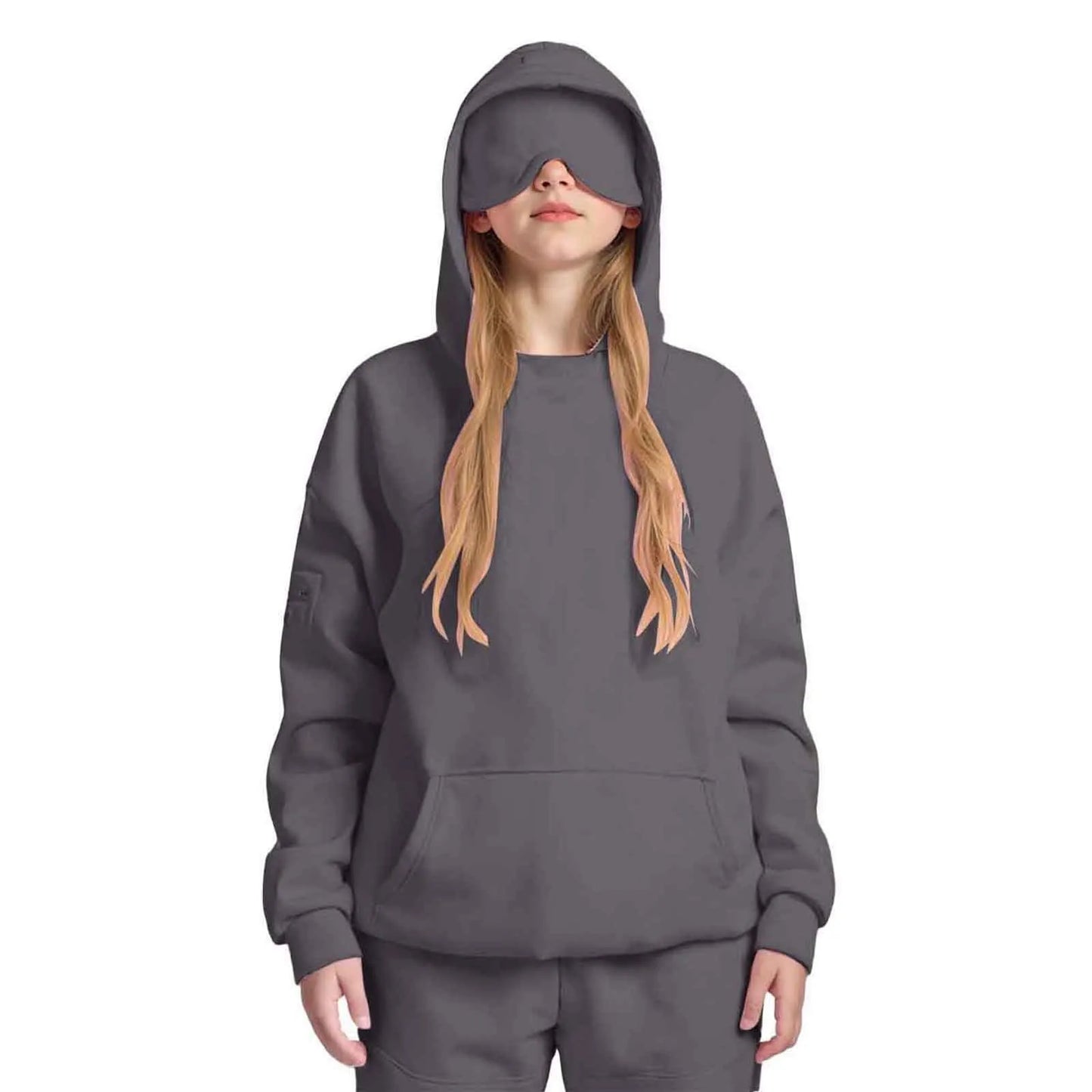 Rebel X 100 Naamattomat Naisten Plus Size Silmämaski-Huppari ja verkkarit