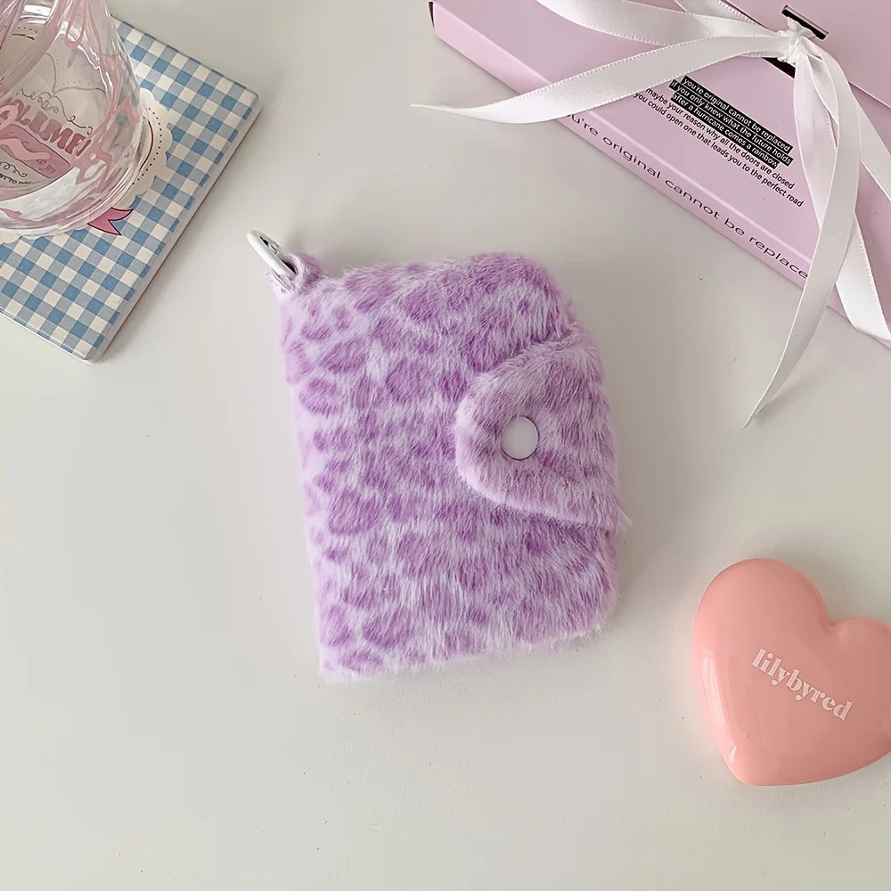 PlushQueen: Söpö Mini Leopardi-Plush Laukku