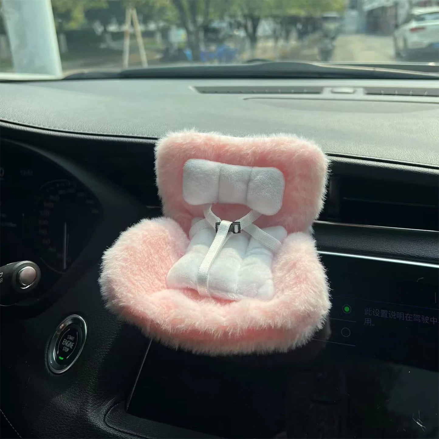 PlushQueen: Labubu Plush Doll Safety Seat