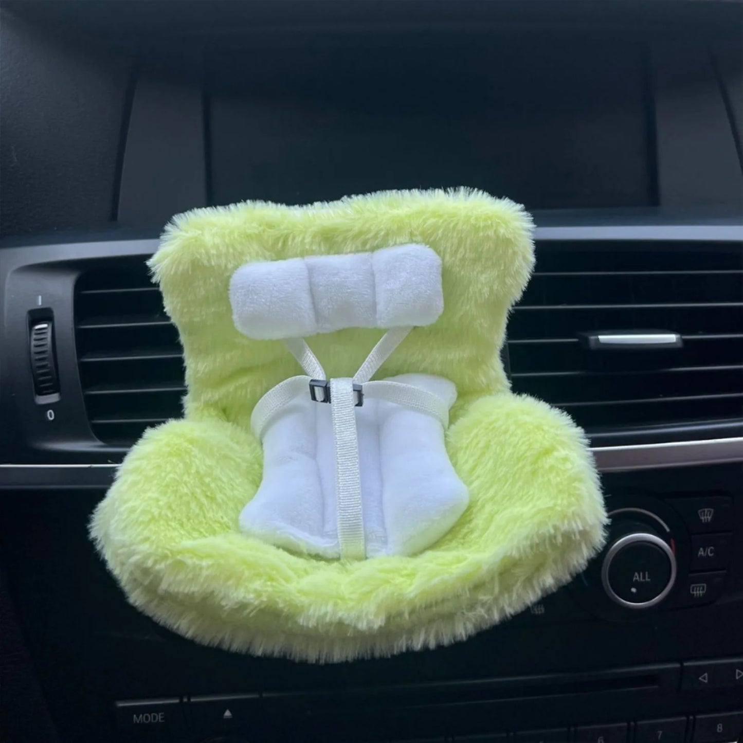 PlushQueen: Labubu Plush Doll Safety Seat