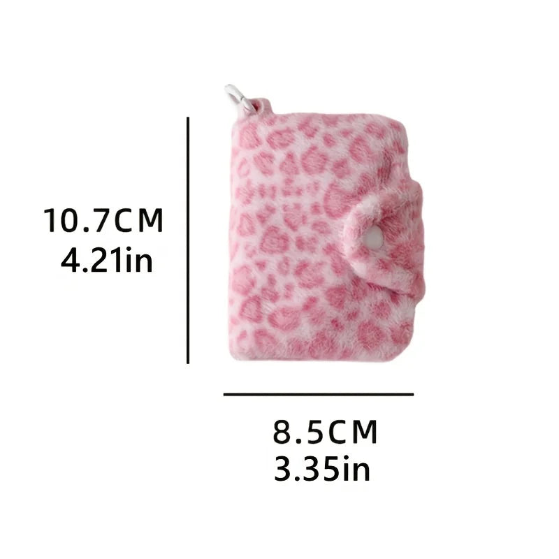 PlushQueen: Söpö Mini Leopardi-Plush Laukku