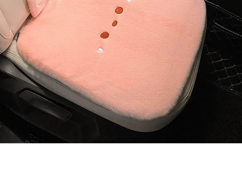PLUSHQUEEN söpöilyä ilman leopardia AUTON PENKINSUOJASETTI