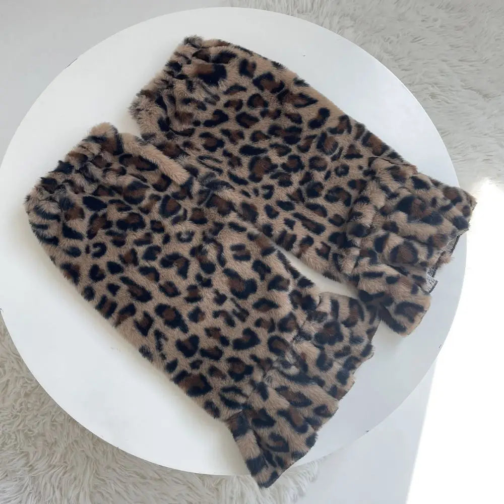 PlushQueen: Leopardikuosiset talviset säärystimet