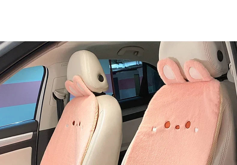 PLUSHQUEEN söpöilyä ilman leopardia AUTON PENKINSUOJASETTI